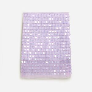 010- bz076 j crew 6 Collection layered sequin skirt in purple